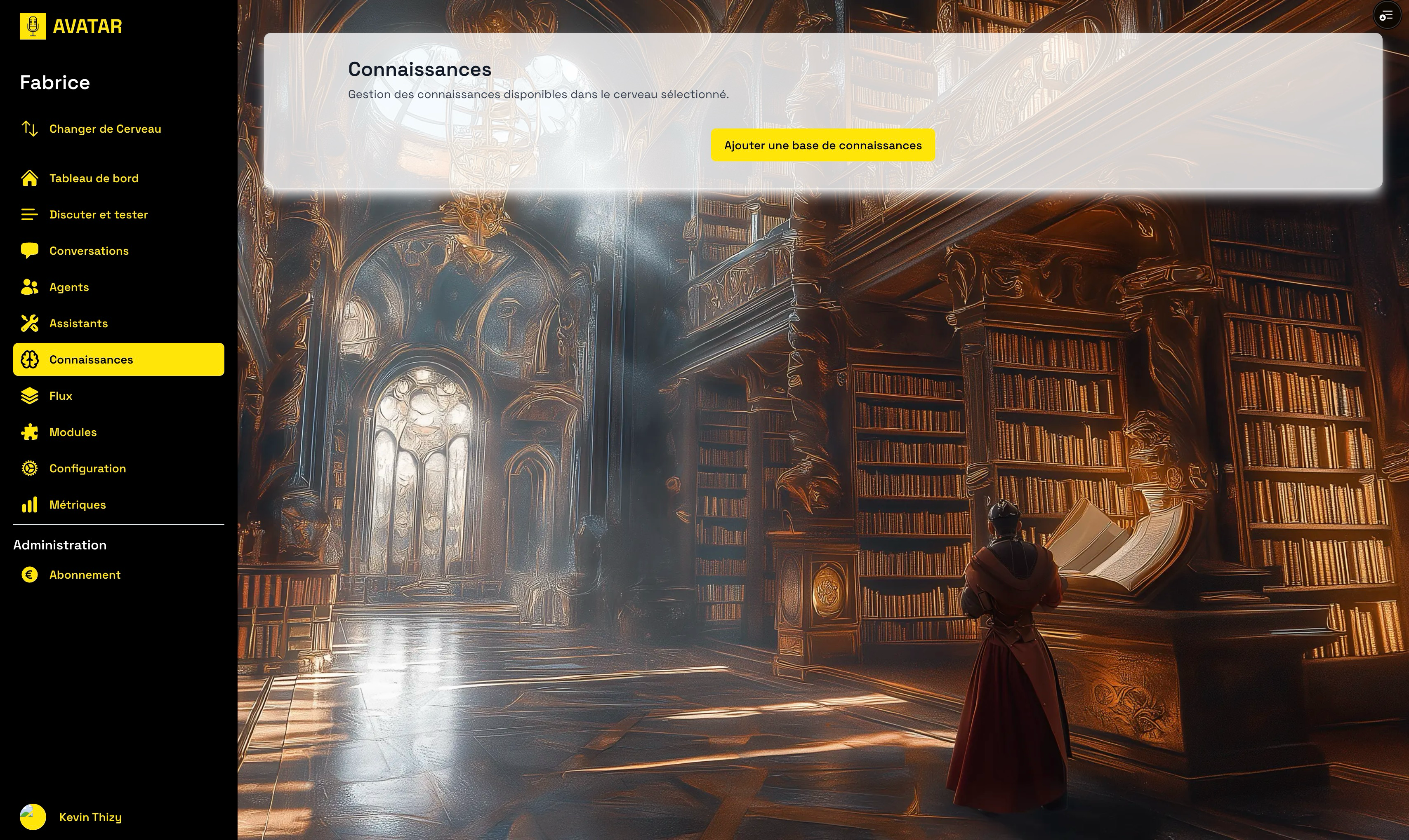 Dashboard > Agent > Knowledge